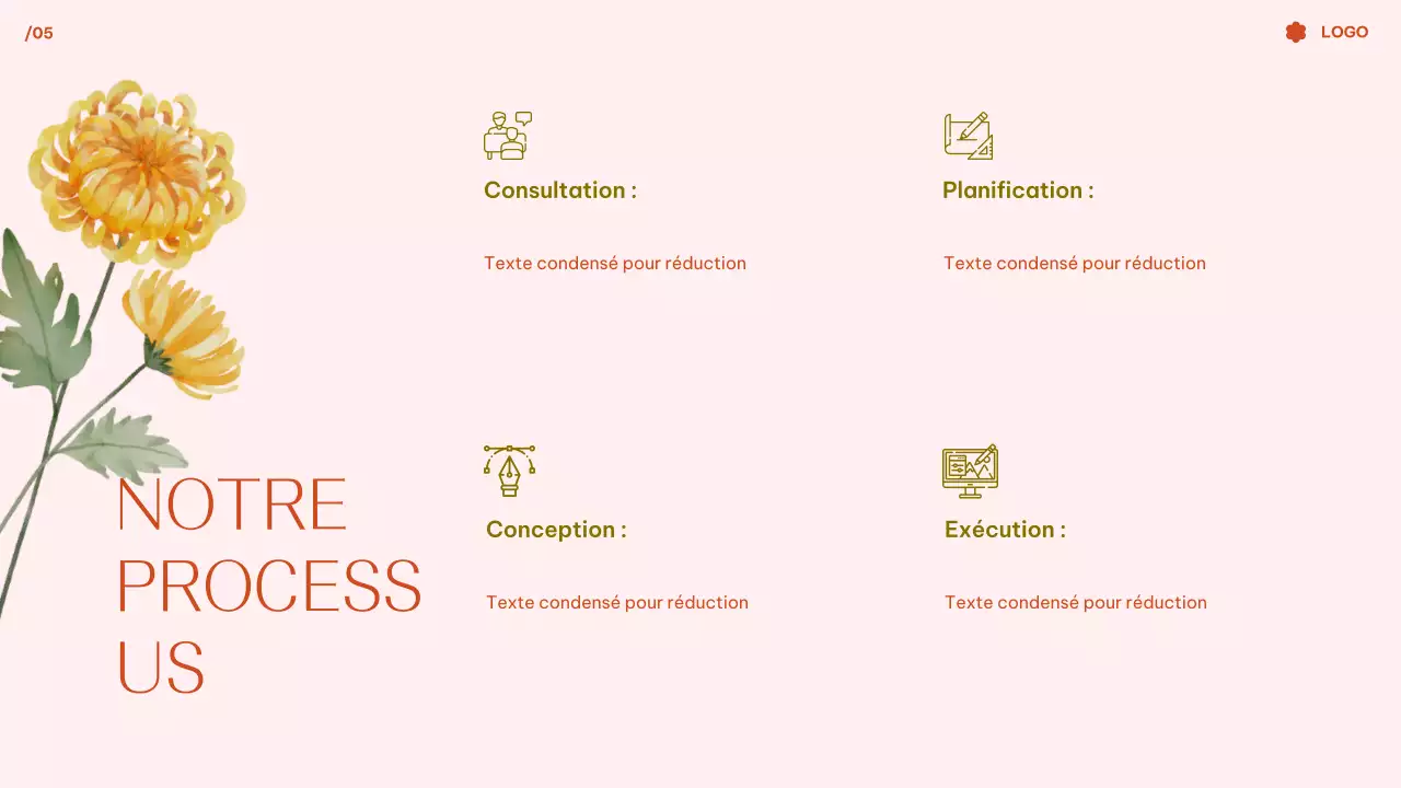 Présentation d'un mariage de rêve avec fleurs tropicales roses et aquarelle