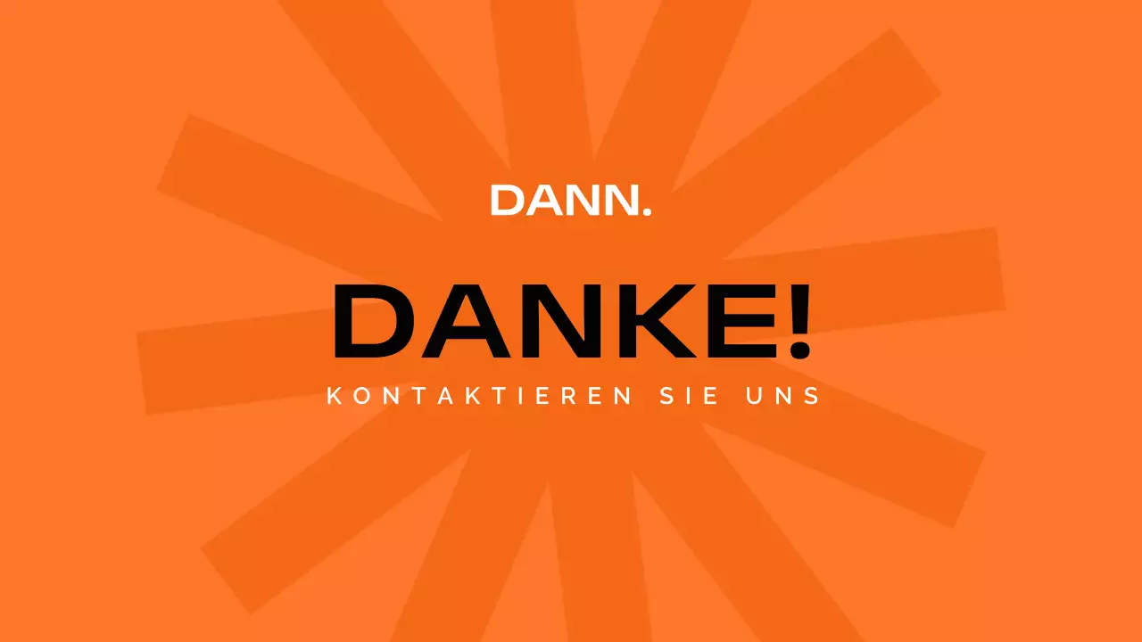 Orange Schwarz Weiß Modern Minimal Bold Business Pitch Deck Proposal