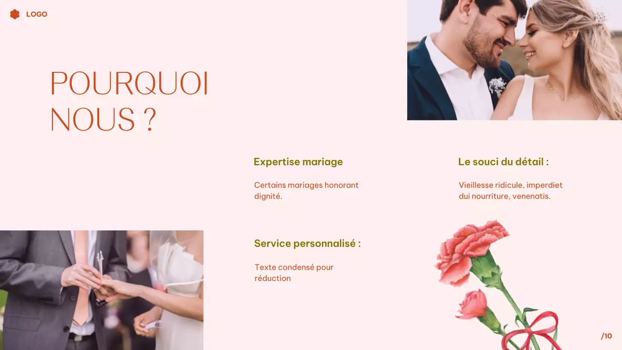 Présentation d'un mariage de rêve avec fleurs tropicales roses et aquarelle