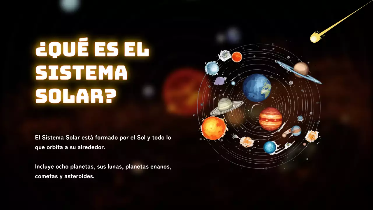 Negro Simple El Sistema Solar Material de clase