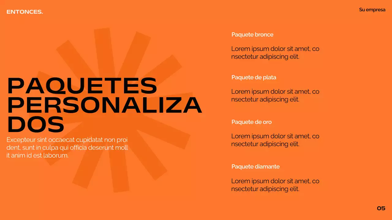 Orange Black White Modern Minimal Bold Business Pitch Deck Proposal