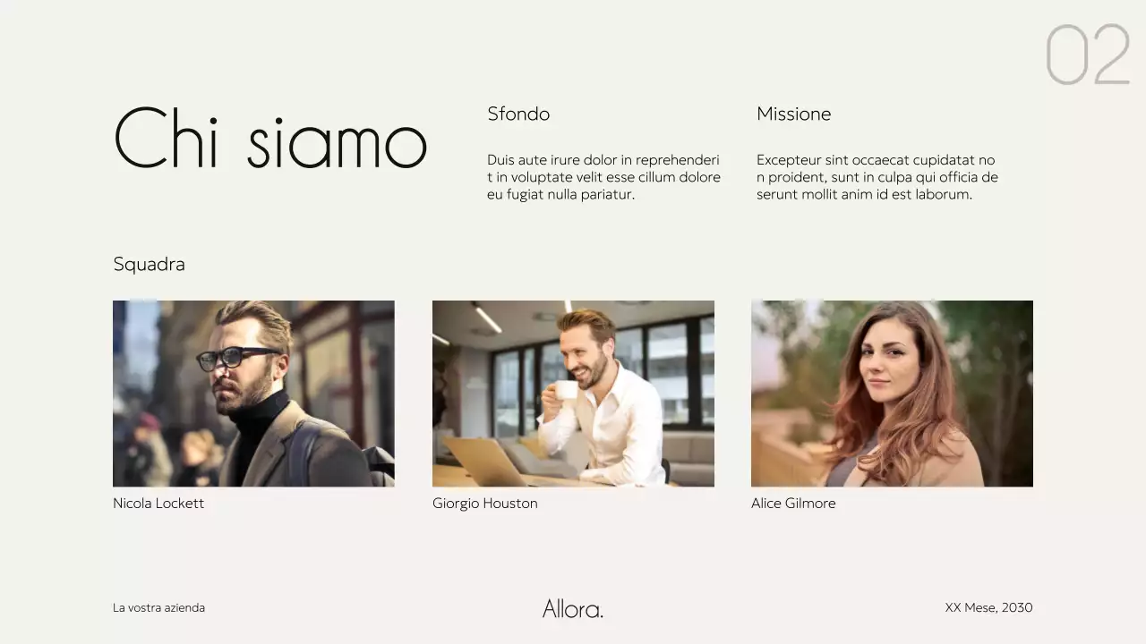 Avorio Nero Elegante Minimale Moderna Proprietà Alloggi Campagna Agenzia Pitch