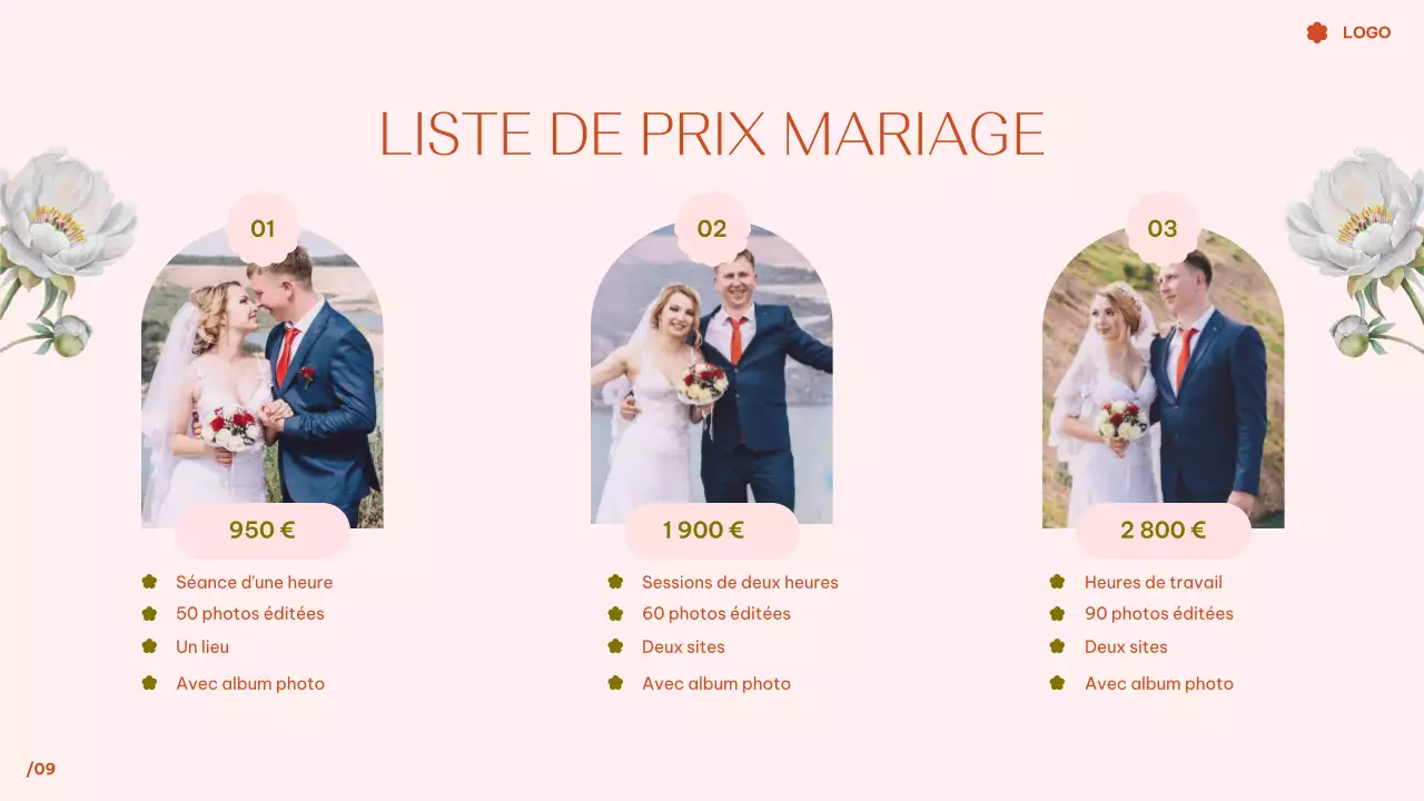 Présentation d'un mariage de rêve avec fleurs tropicales roses et aquarelle
