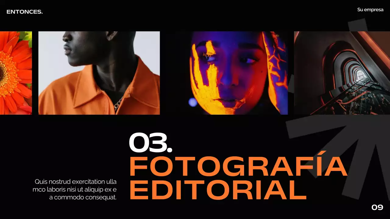 Orange Black White Modern Minimal Bold Business Pitch Deck Proposal