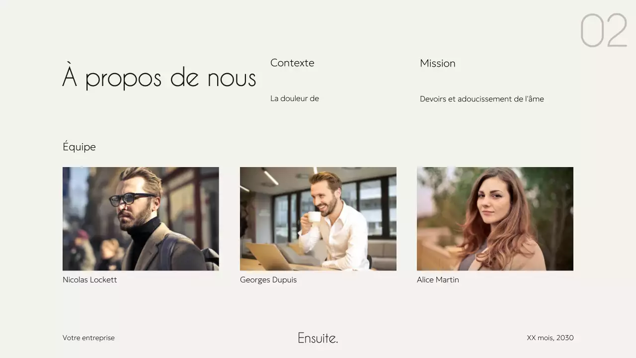 Ivory Black Elegant Minimal Modern Property Housing Pitch Agency Campaign