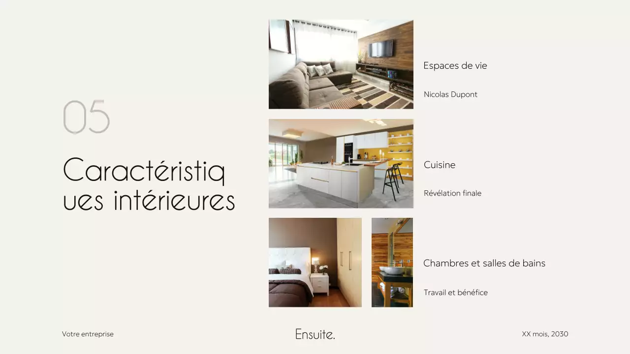 Ivory Black Elegant Minimal Modern Property Housing Pitch Agency Campaign