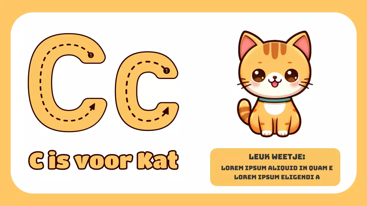 Groene Animatie Het ABC van Dieren Studiemateriaal