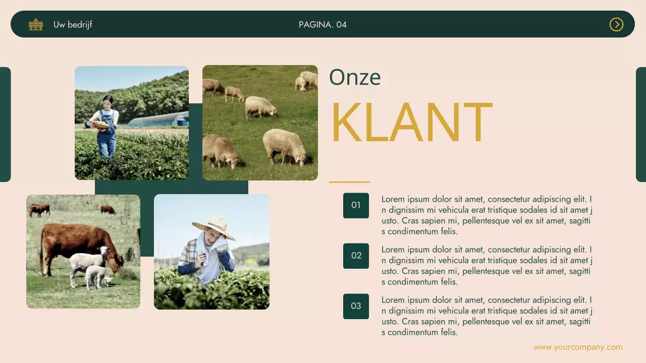Groen Khaki Modern Agrifarm Bedrijf Introductie