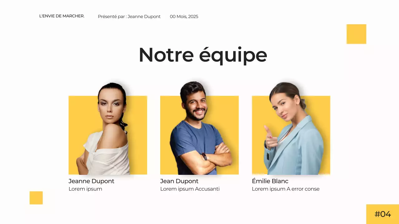 Blanc Jaune Moderne Simple Minimal Présentation Agence de Voyage Campagne Publicitaire