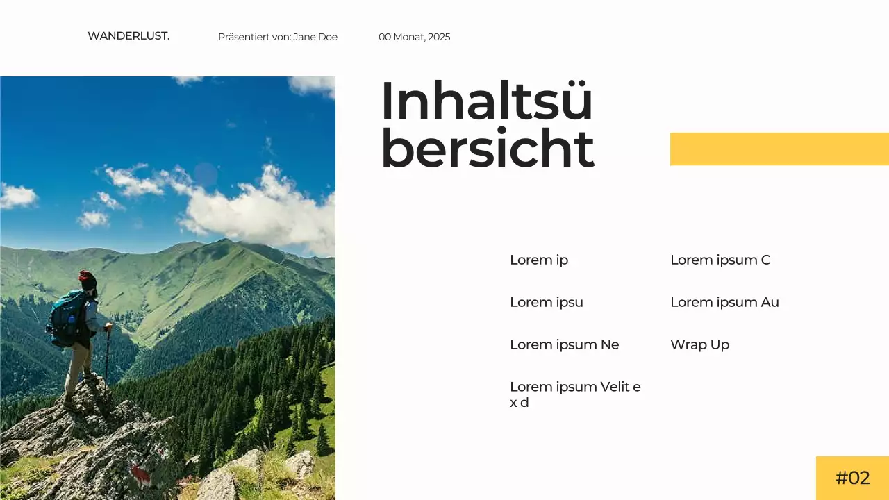 Weiß Gelb Modern Einfach Minimal Reisebüro Präsentation Werbekampagne