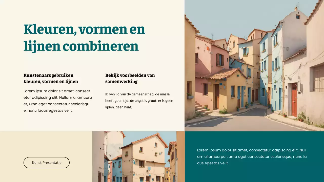 Geel Groen Eenvoudig De Magie van Kunst Studiemateriaal