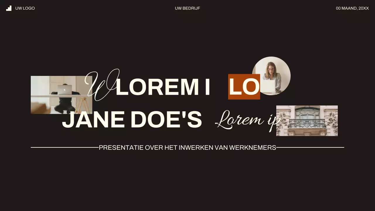 Zwart Ivoor Minimalistische Moderne Gids voor Nieuwe Werknemers