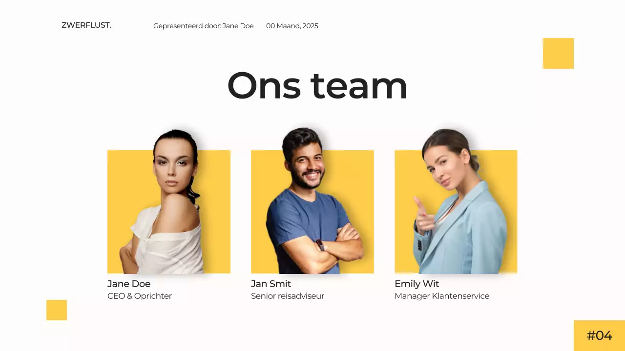 Wit Geel Modern Eenvoudig Minimaal Reisbureau Presentatie Advertentie Campagne