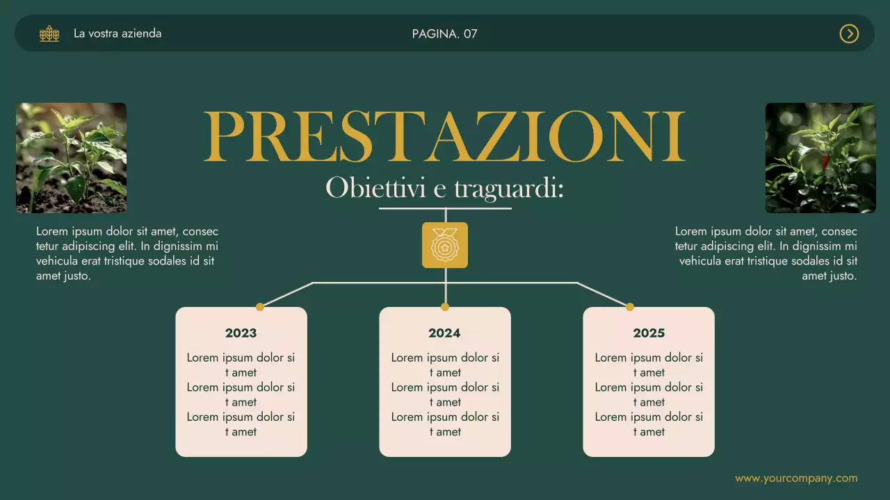 Verde Khaki Modern Agrifarm Business Presentazione dell'azienda