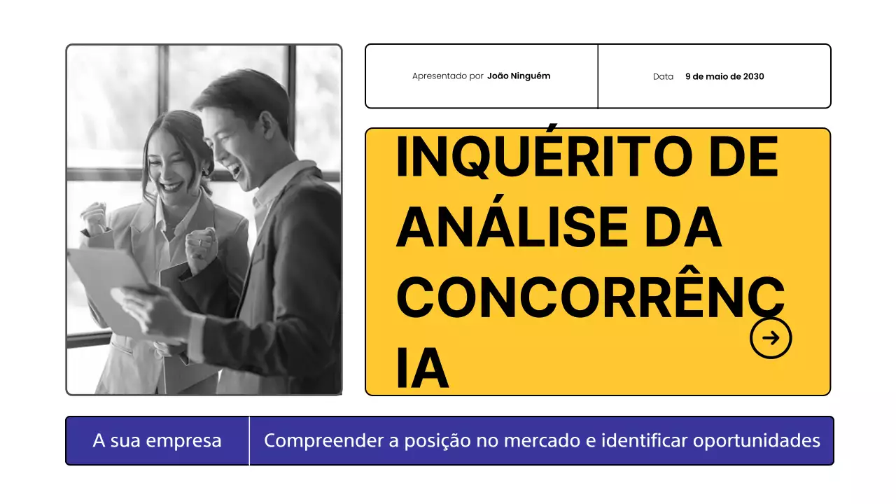 Inquérito de análise da concorrência da Yellow Modern