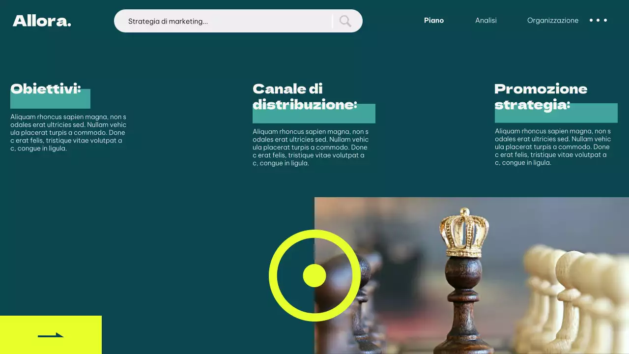 Avorio Verde Neon Semplice Moderno UI Piano d'impresa