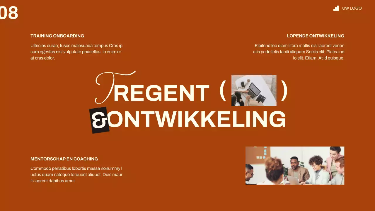 Zwart Ivoor Minimalistische Moderne Gids voor Nieuwe Werknemers