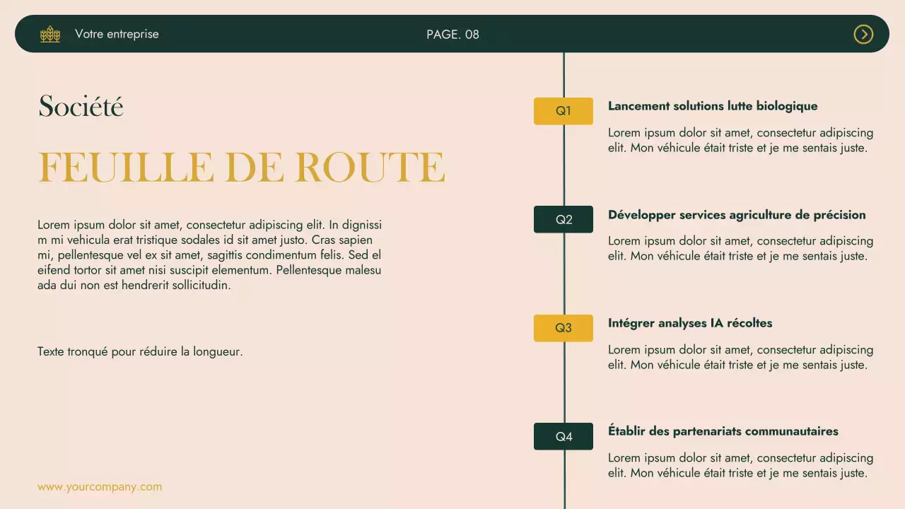 Green Khaki Modern Agrifarm Business Présentation de l'entreprise