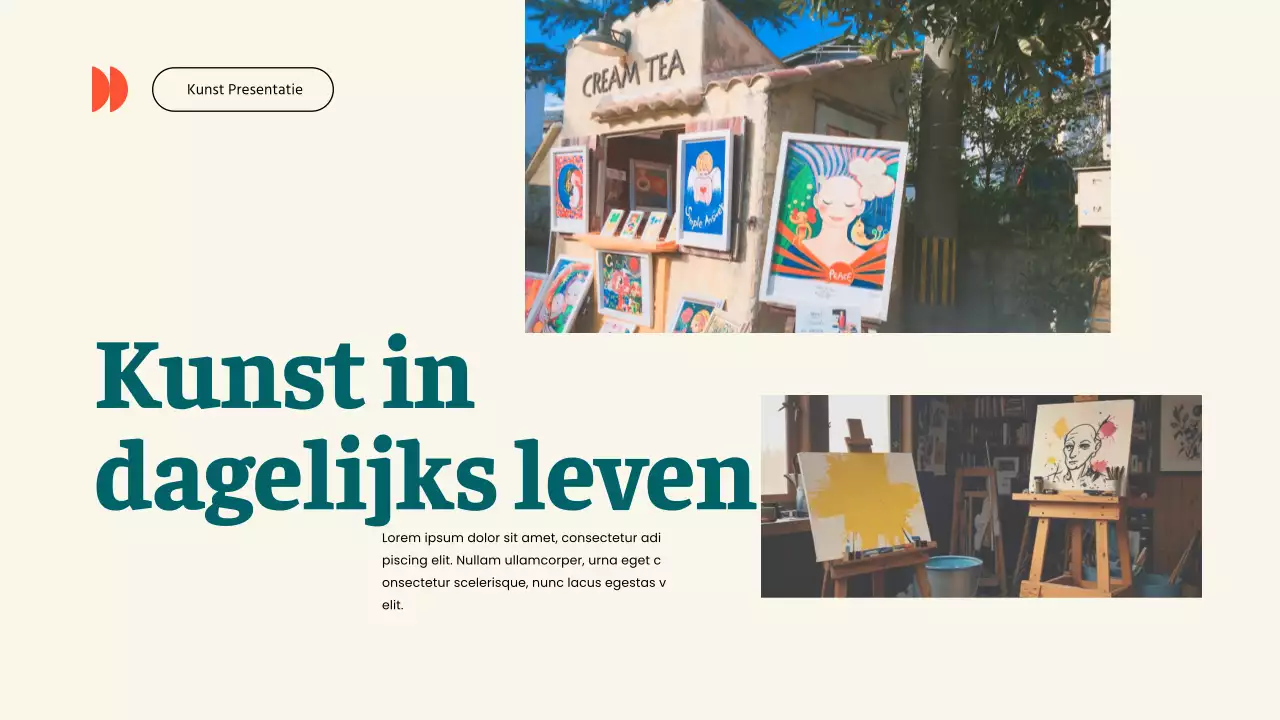 Geel Groen Eenvoudig De Magie van Kunst Studiemateriaal