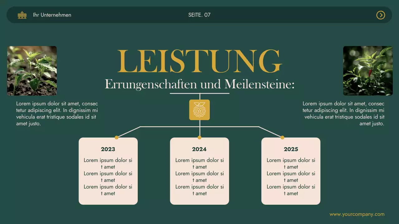 Green Khaki Modern Agrifarm Business Vorstellung des Unternehmens