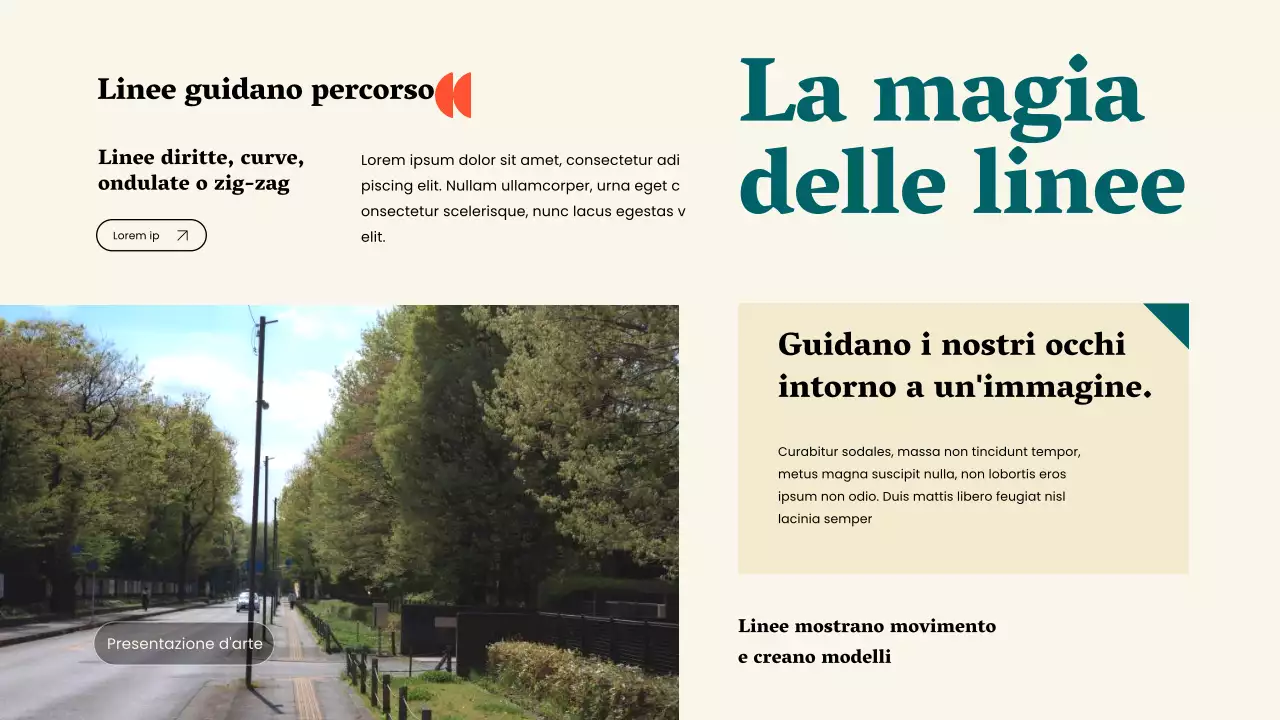 Giallo verde semplice La magia dell'arte Materiali di studio