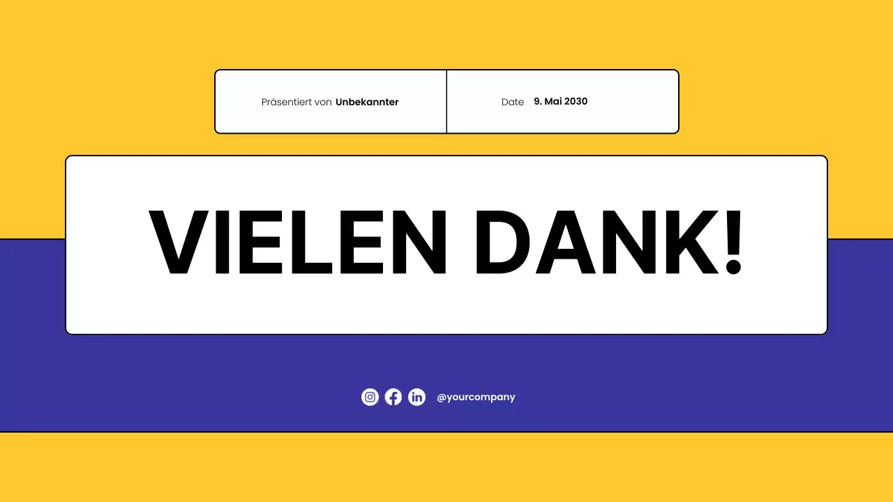 Yellow Modern Competitor Analysis Umfrage