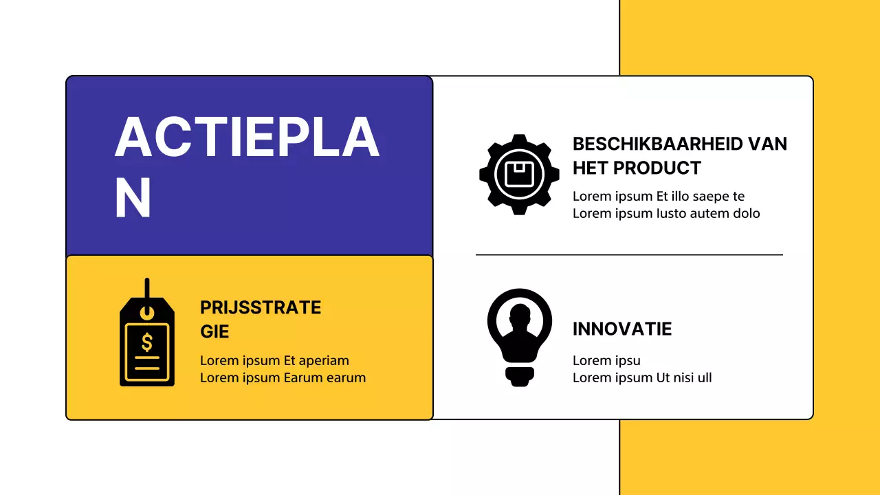 Geel Modern Concurrentieanalyse Onderzoek