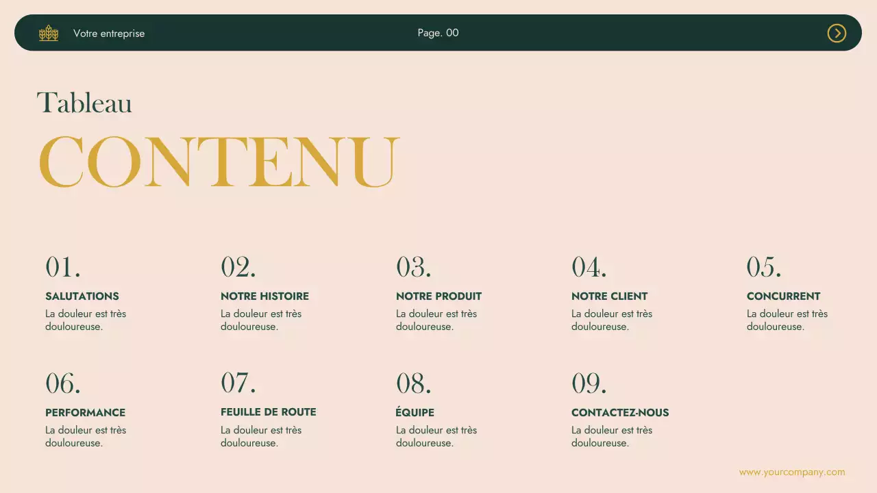 Green Khaki Modern Agrifarm Business Présentation de l'entreprise