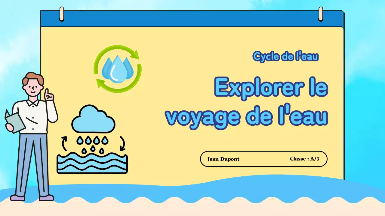 Matériel pour la classe de cycle de l'eau Blue Plain