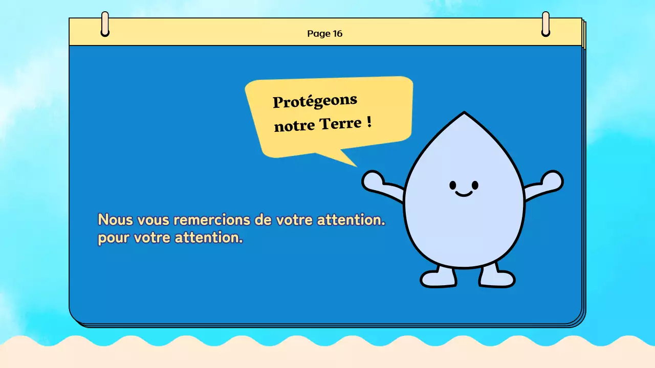 Matériel pour la classe de cycle de l'eau Blue Plain