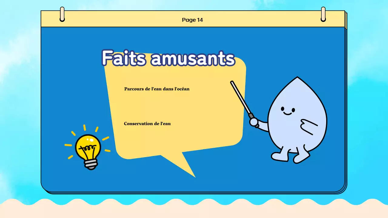 Matériel pour la classe de cycle de l'eau Blue Plain