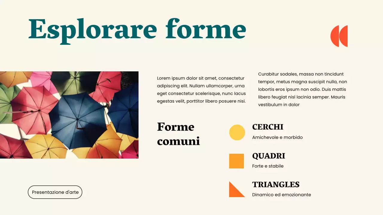 Giallo verde semplice La magia dell'arte Materiali di studio