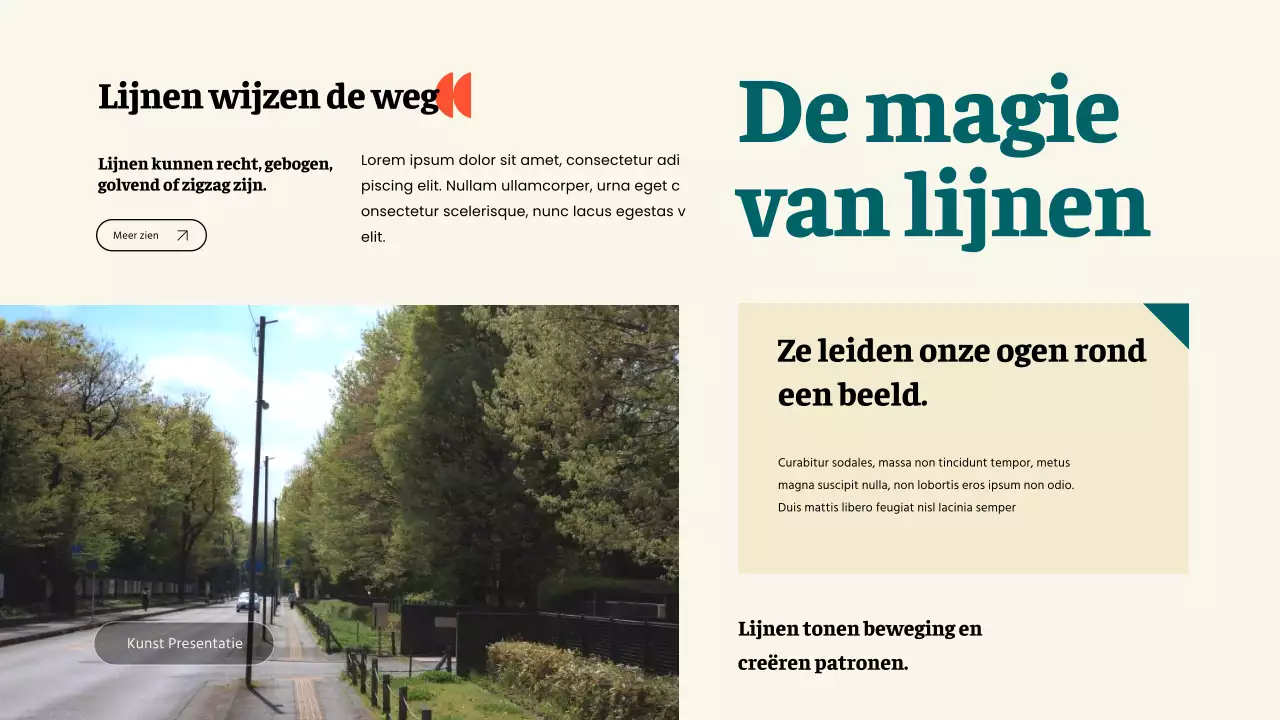 Geel Groen Eenvoudig De Magie van Kunst Studiemateriaal