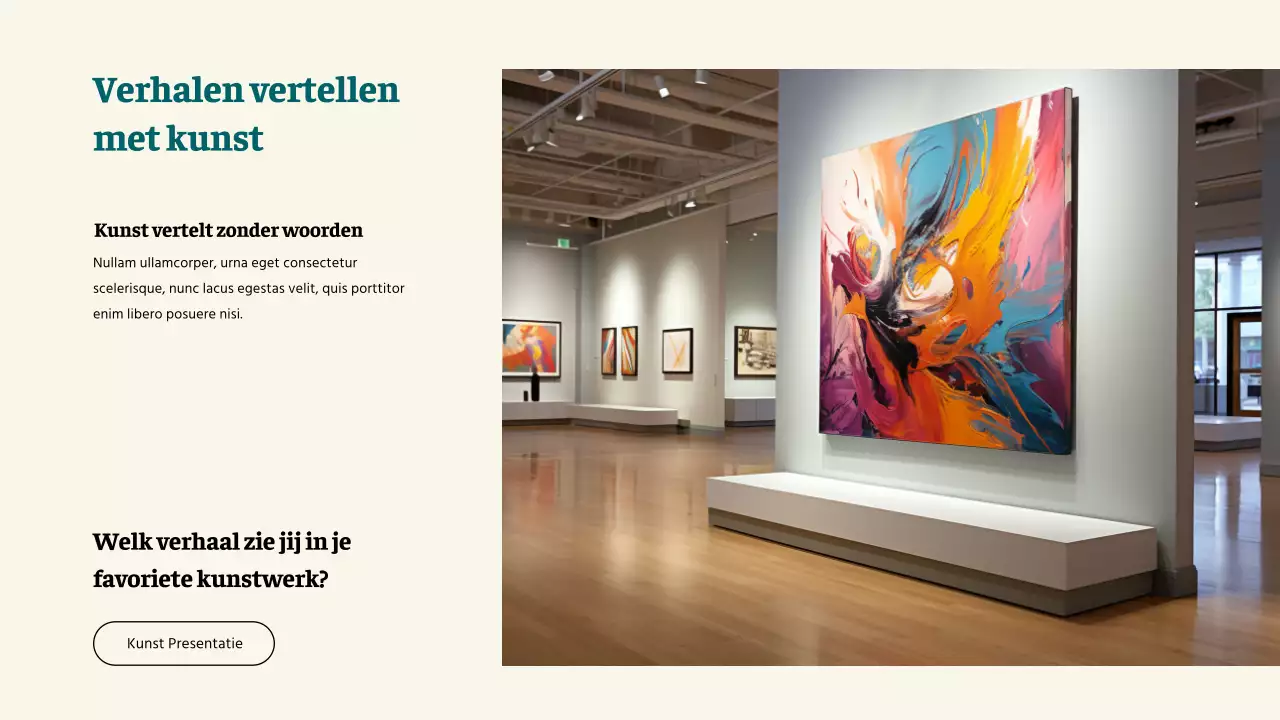 Geel Groen Eenvoudig De Magie van Kunst Studiemateriaal