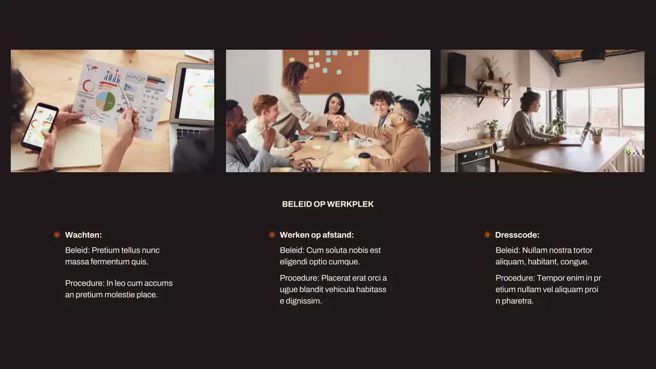 Zwart Ivoor Minimalistische Moderne Gids voor Nieuwe Werknemers