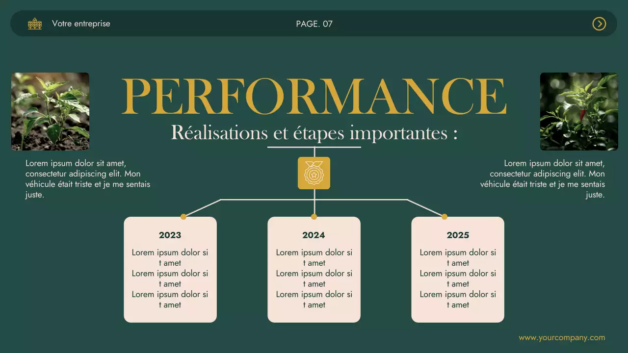 Green Khaki Modern Agrifarm Business Présentation de l'entreprise