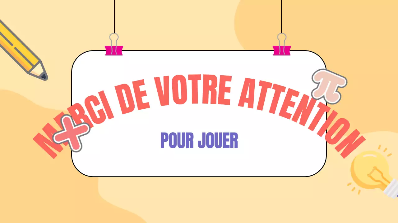 Yellow Animation Math Quiz Study Material