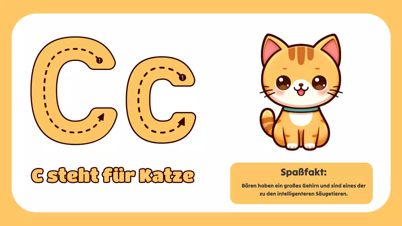 Grüne Animation Das ABC der Tiere Studienmaterial