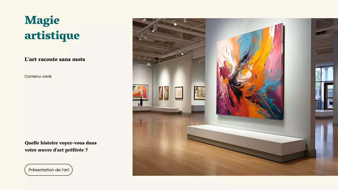 Jaune Vert Simple La magie de l'art Matériel d'étude