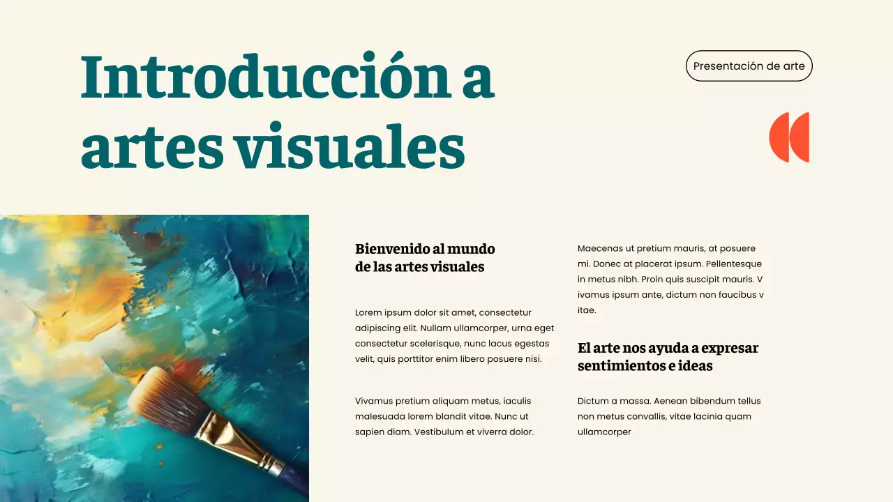 Amarillo Verde Simple La magia del arte Material de estudio