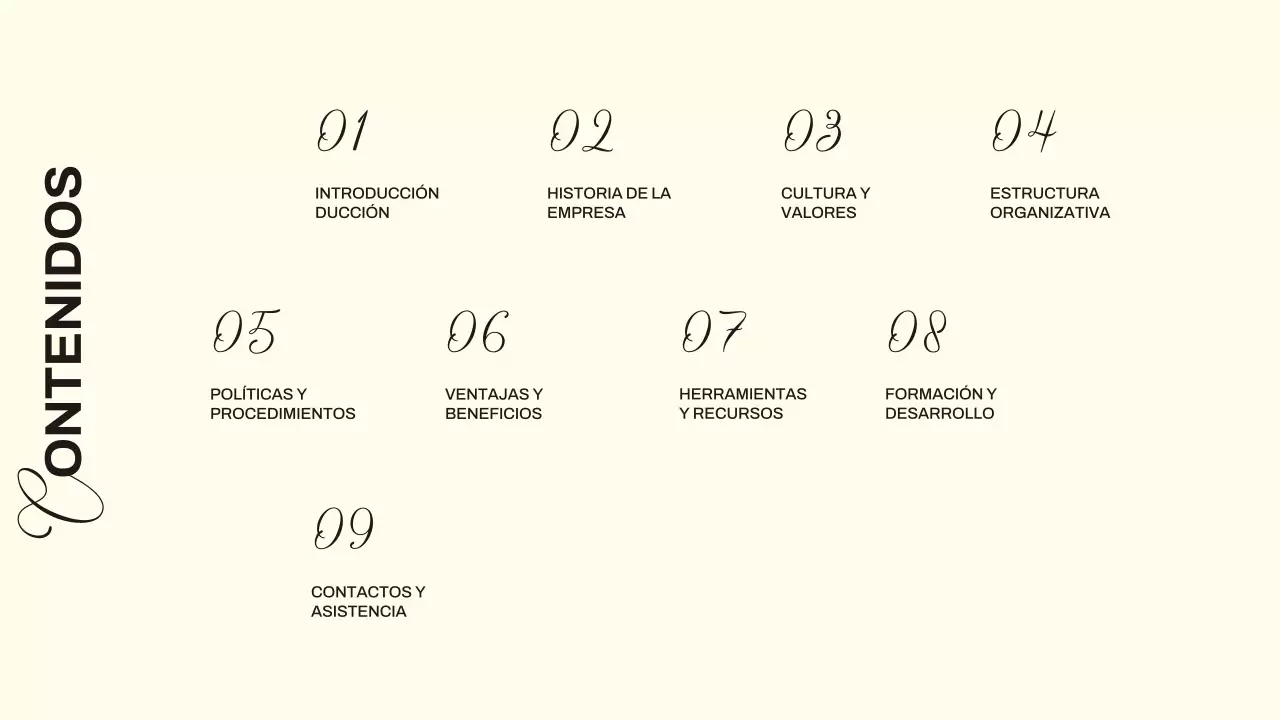 Guía de incorporación de nuevos empleados Black Ivory Minimal Modern