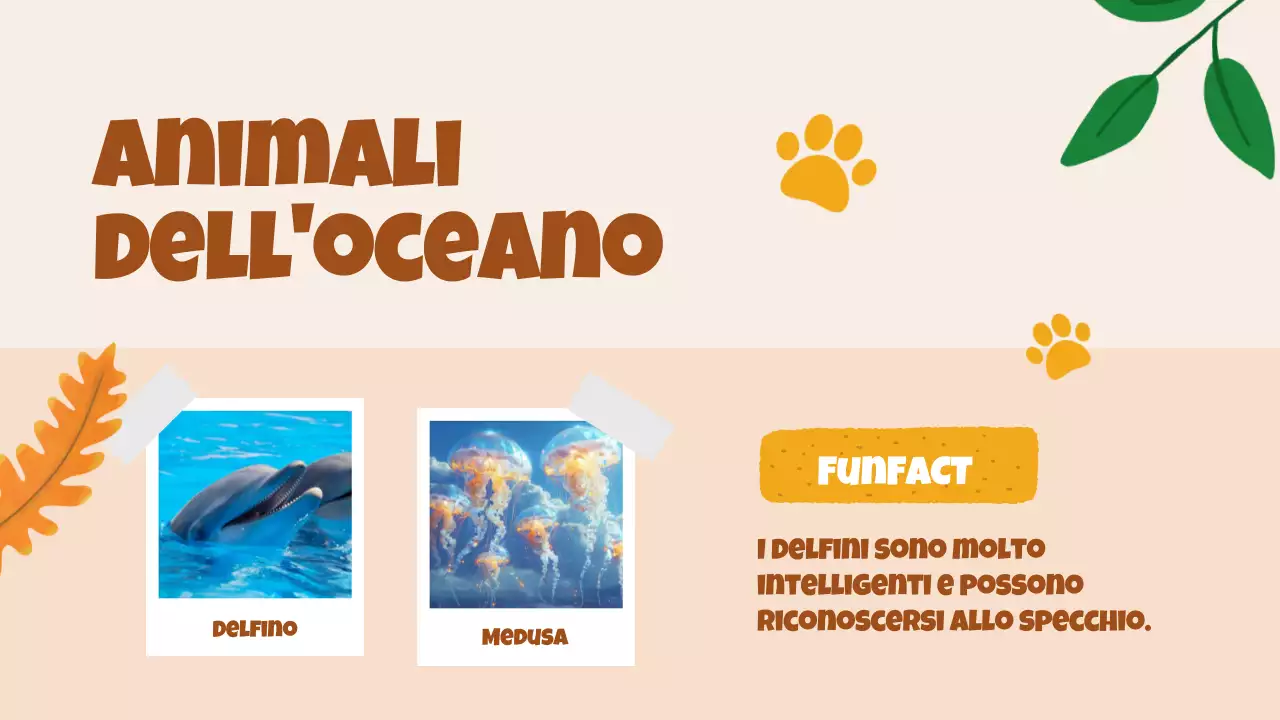 Animazione beige Alla scoperta degli animali Materiale di studio