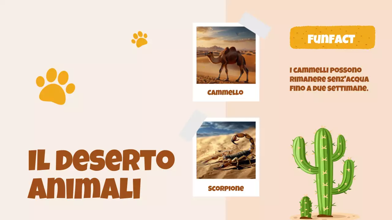 Animazione beige Alla scoperta degli animali Materiale di studio