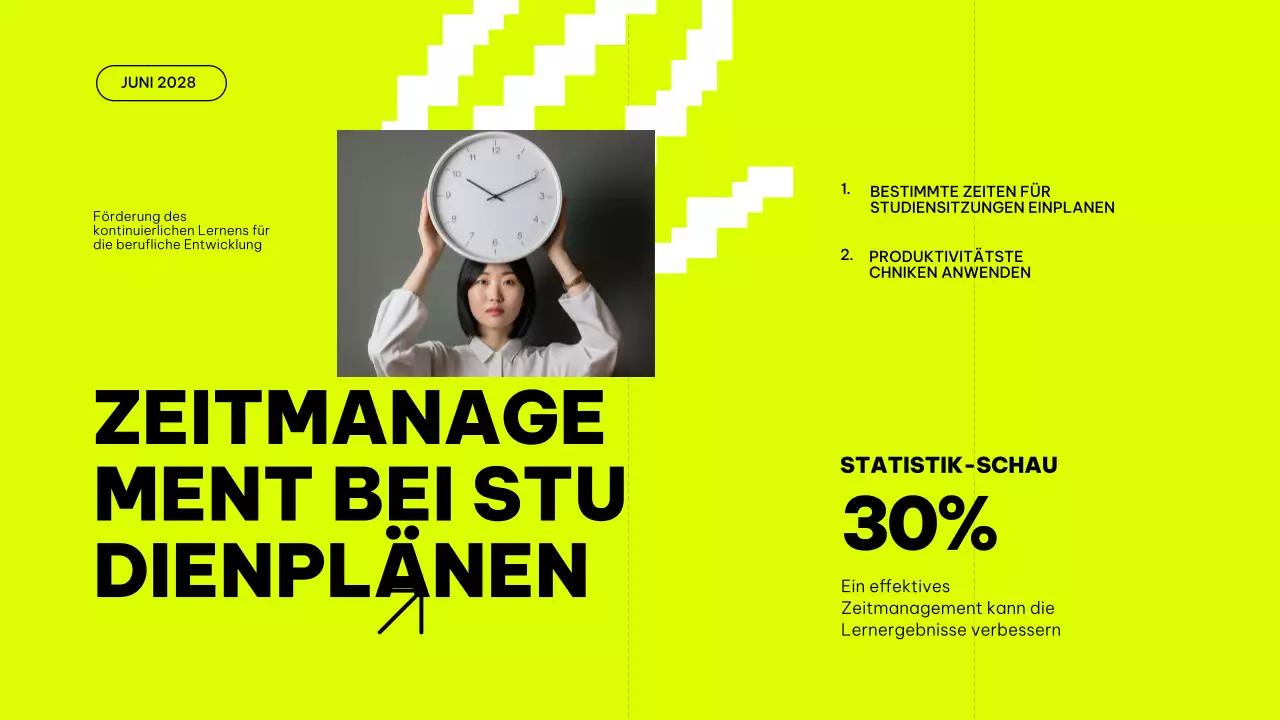 Grauer und kalkfarbener Trend zur Verbesserung des Studienplans Unterrichtsmaterial