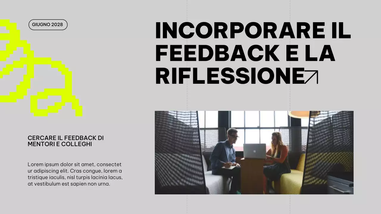 Materiale di classe del piano di studio per il miglioramento della tendenza al grigio e al lime