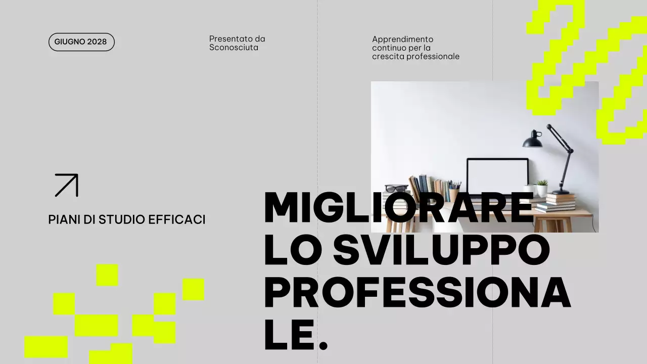 Materiale di classe del piano di studio per il miglioramento della tendenza al grigio e al lime