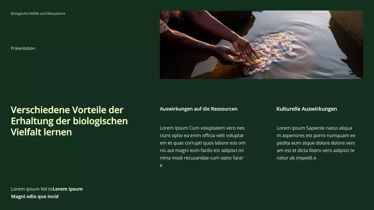 Green Modern Biodiversität und Ökosysteme Studienmaterial