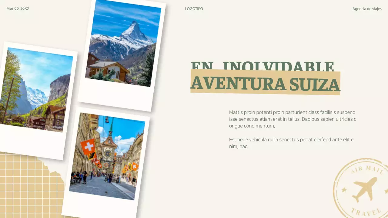 Collage retro beige verde Plan de viaje Itinerario