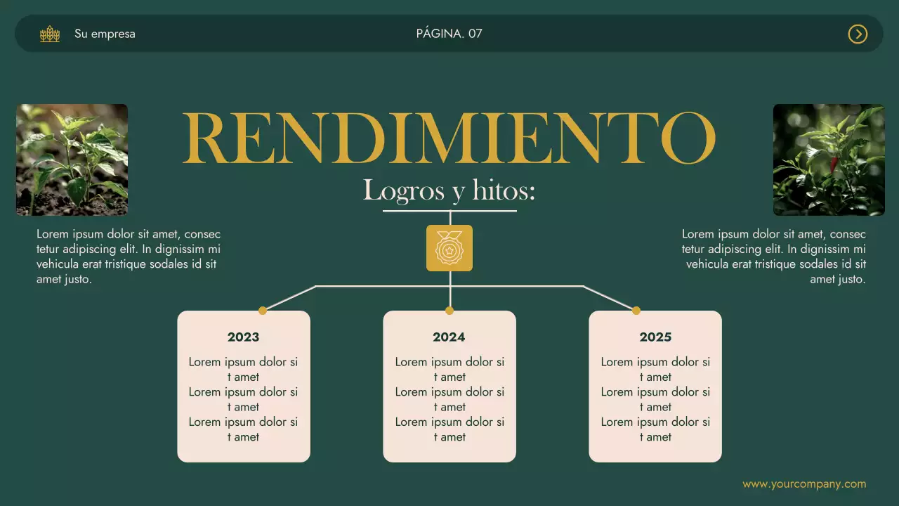 Green Khaki Modern Agrifarm Business Presentación de la empresa