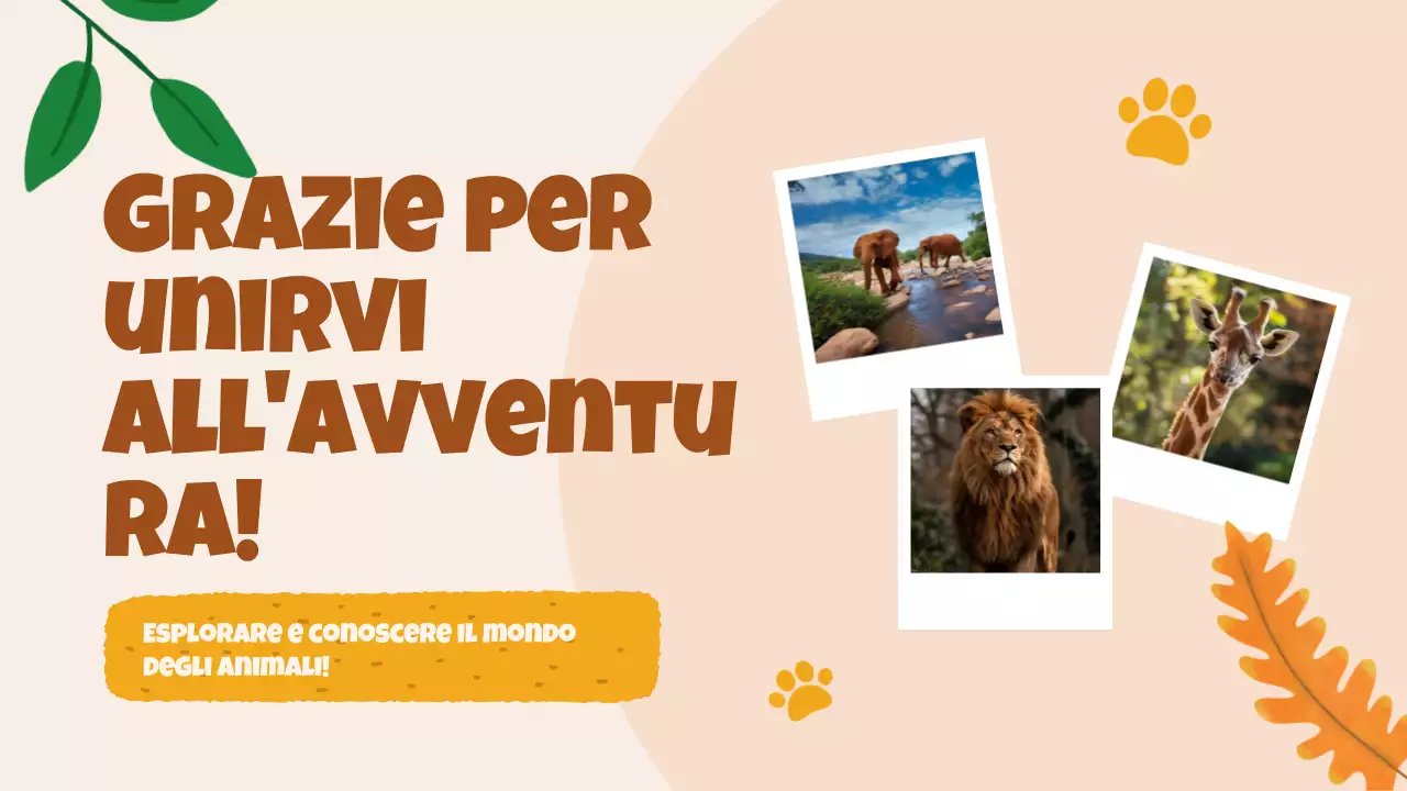 Animazione beige Alla scoperta degli animali Materiale di studio